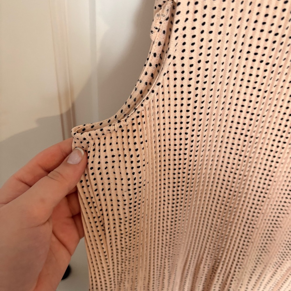 Adrianna Pappell Ribbed Sleveless Blouse Office Dressy Business wear Top - Picture 6 of 12